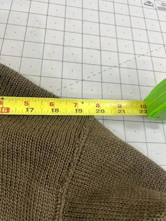 Vintage Military Wool Pullover Sweater Men's Large US Military SEBO Knitwear - Picture 7 of 10